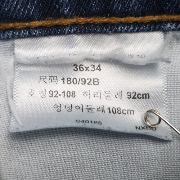 Signature by Levi Strauss S41 Medium Wash Men's Size 36/34 Blue Jeans - Picture 5 of 15